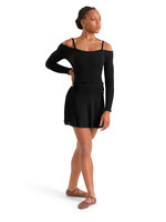 BLOCH MESH HIGH-LOW SKIRT
