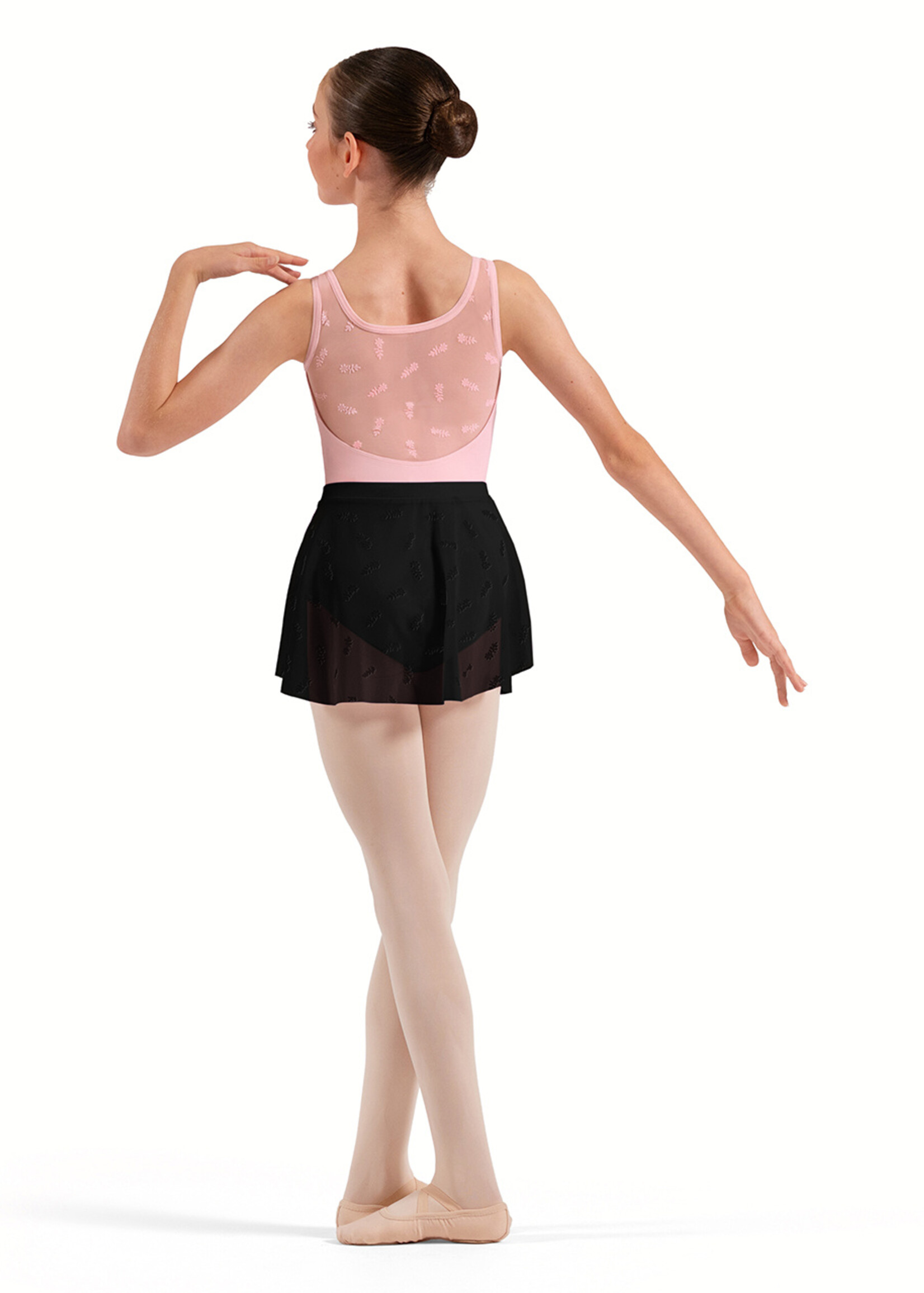 BLOCH FLORAL FLOCK PRINT SKIRT