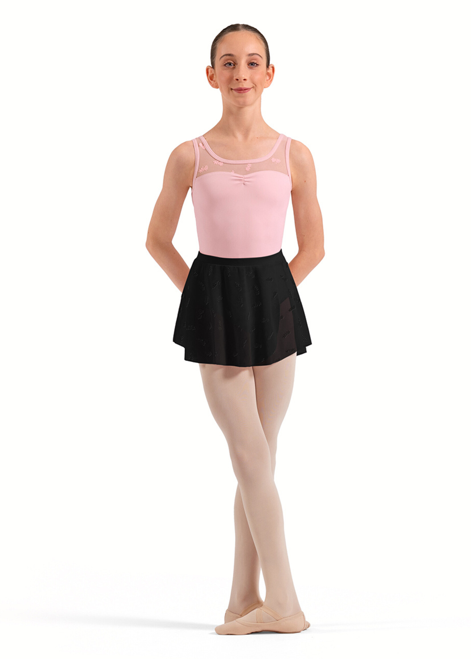 BLOCH FLORAL FLOCK PRINT SKIRT