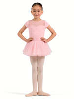BLOCH FLORAL PRINT CAP SLEEVE TUTU LEOTARD