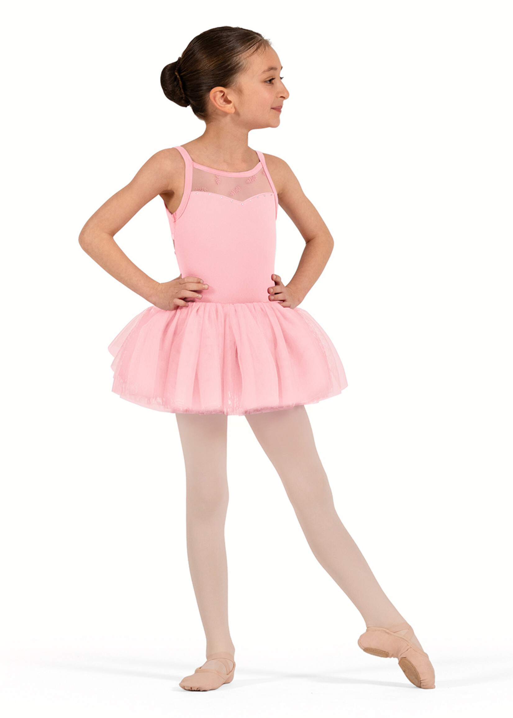 BLOCH FLORAL PRINT CAMI TUTU LEOTARD