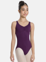 SODANCA EDITTA - ADJUSTABLE PINCH FRONT CAMI W/SQUARE BACK LEOTARD