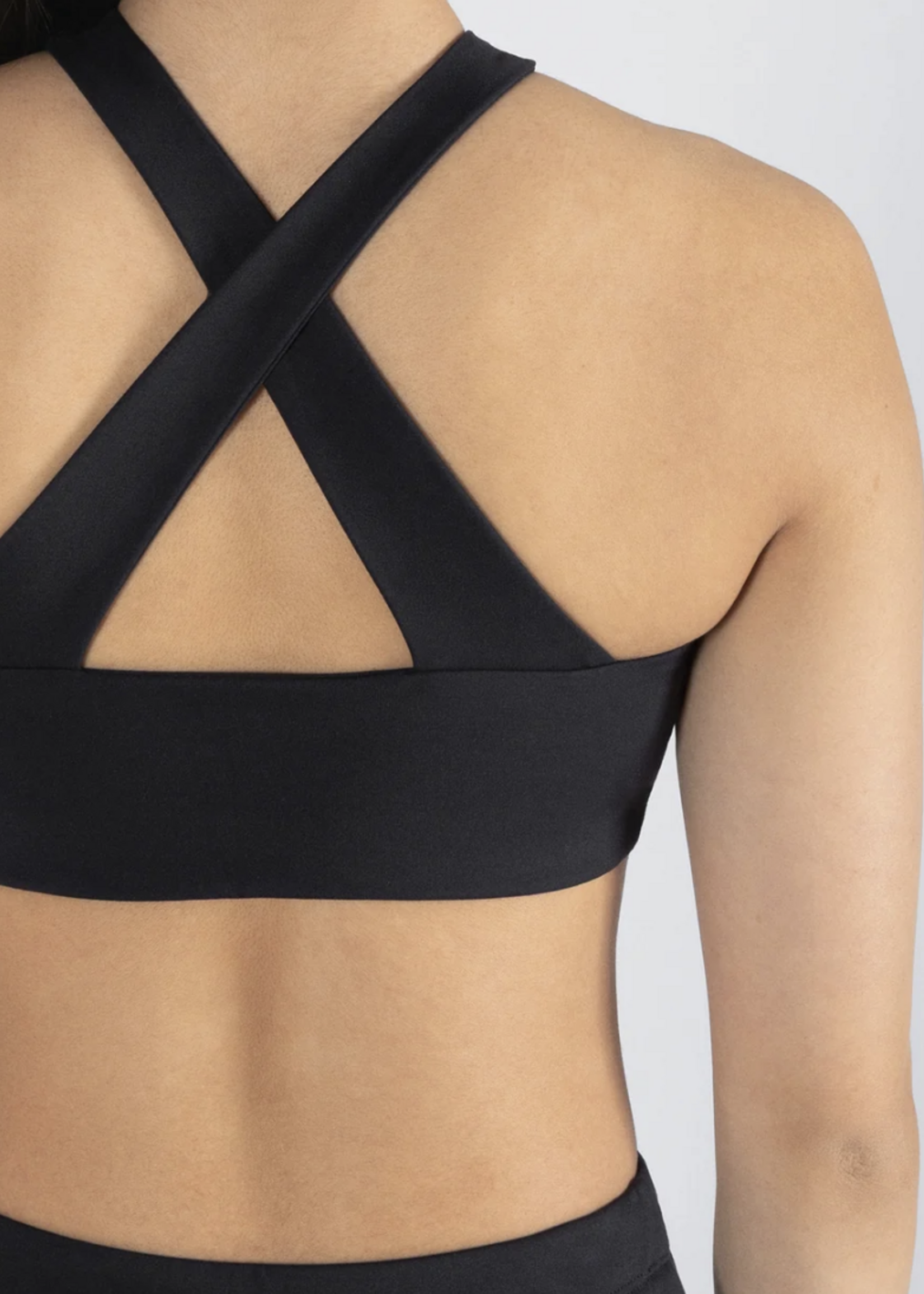 ENERGETIKS LARA CROSS NECK CROP TOP