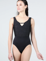 SUFFOLK MACARON V NECK TANK LEOTARD