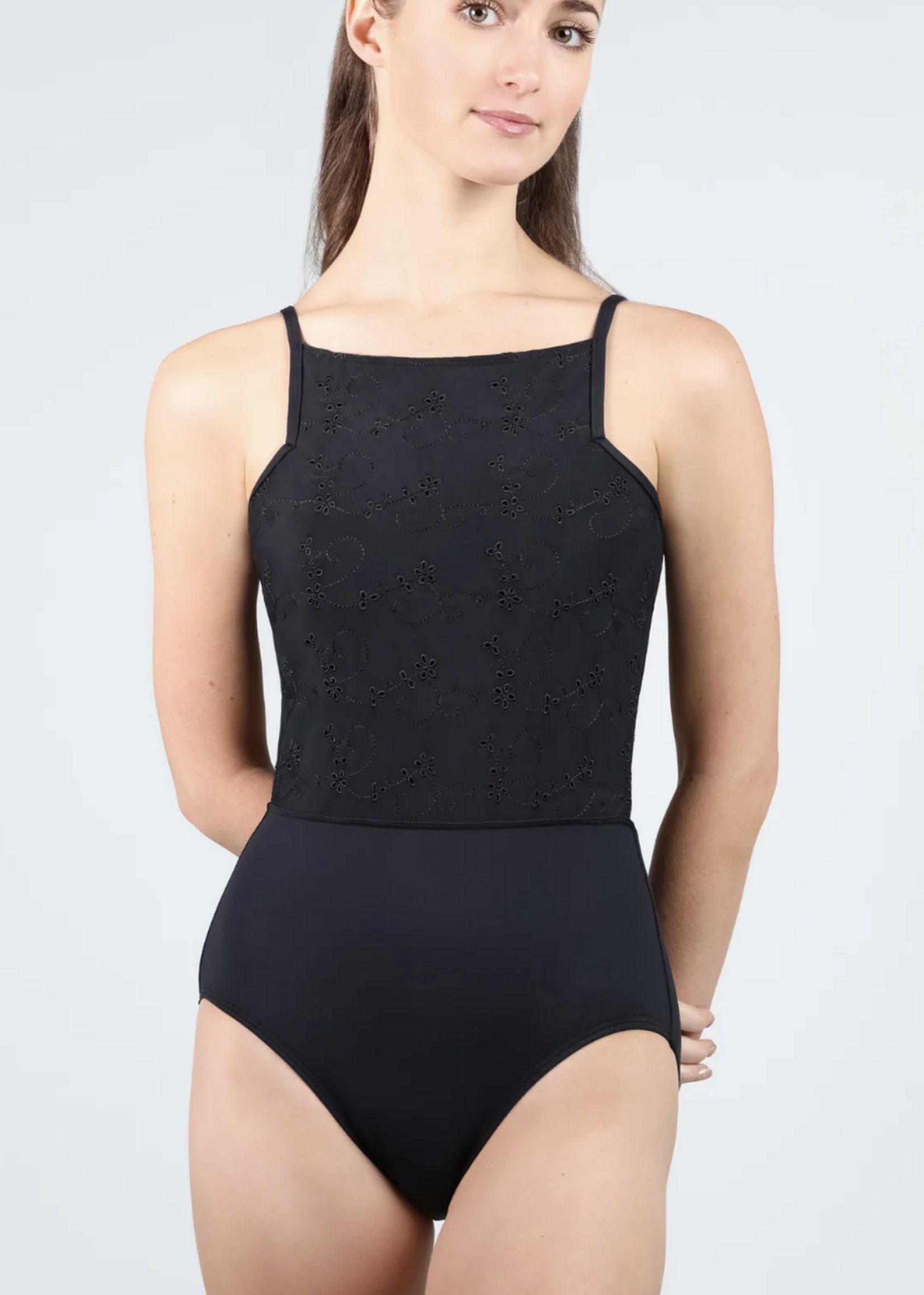 SUFFOLK MACARON SQUARE NECK CAMI LEOTARD