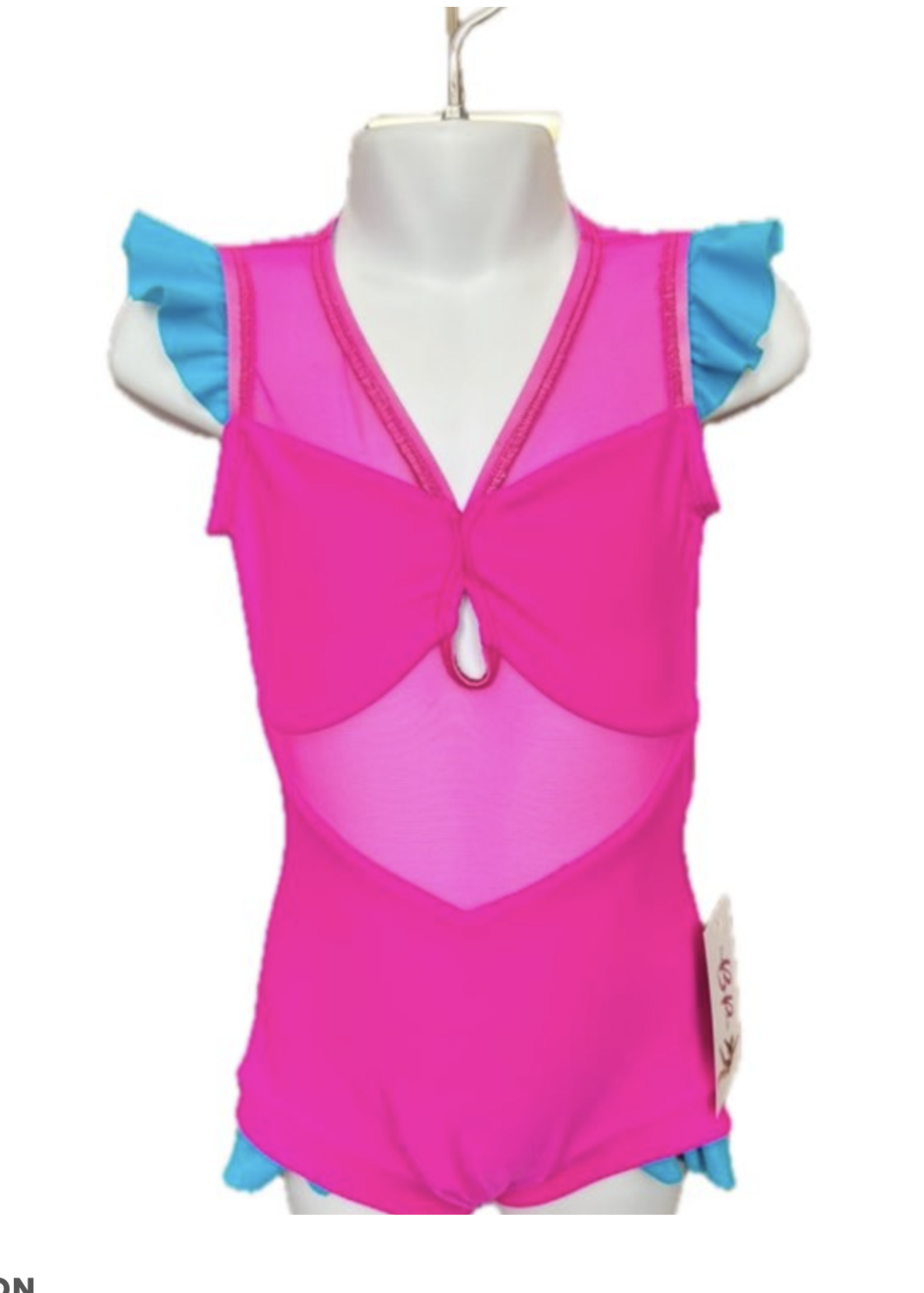 BP DANCEWEAR BRYNN RUFFLE LEOTARD