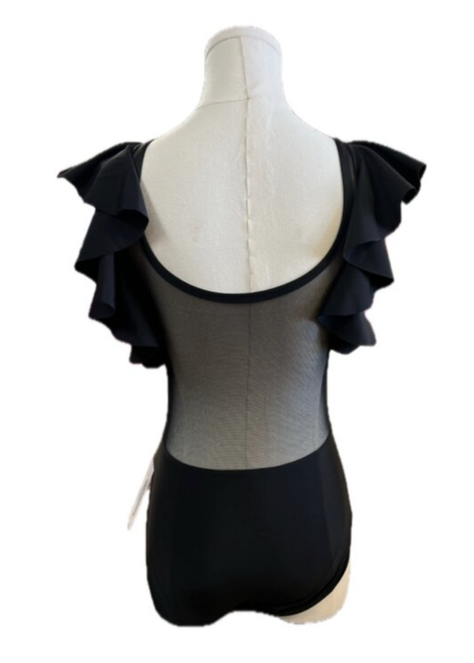BP DANCEWEAR TAYLOR LEOTARD WITH RUFFLES