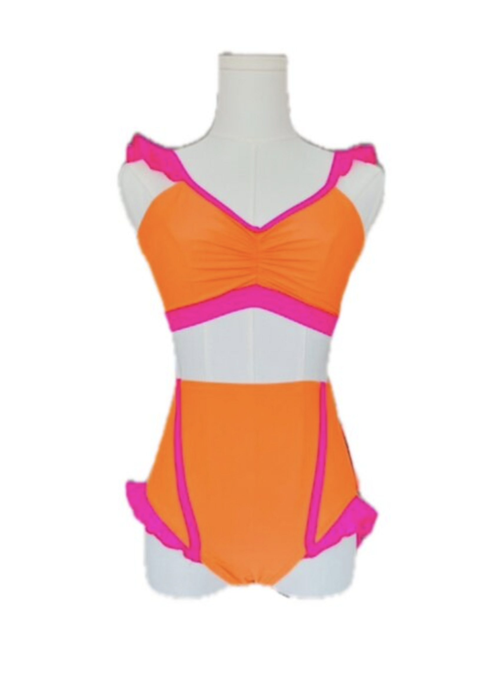 BP DANCEWEAR MESH RUFFLE SET - TOP AND BOTTOM