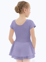 EUROTARD DANCEWEAR COTTON LYCRA SHORT SLEEVE SKIRTED LEOTARD