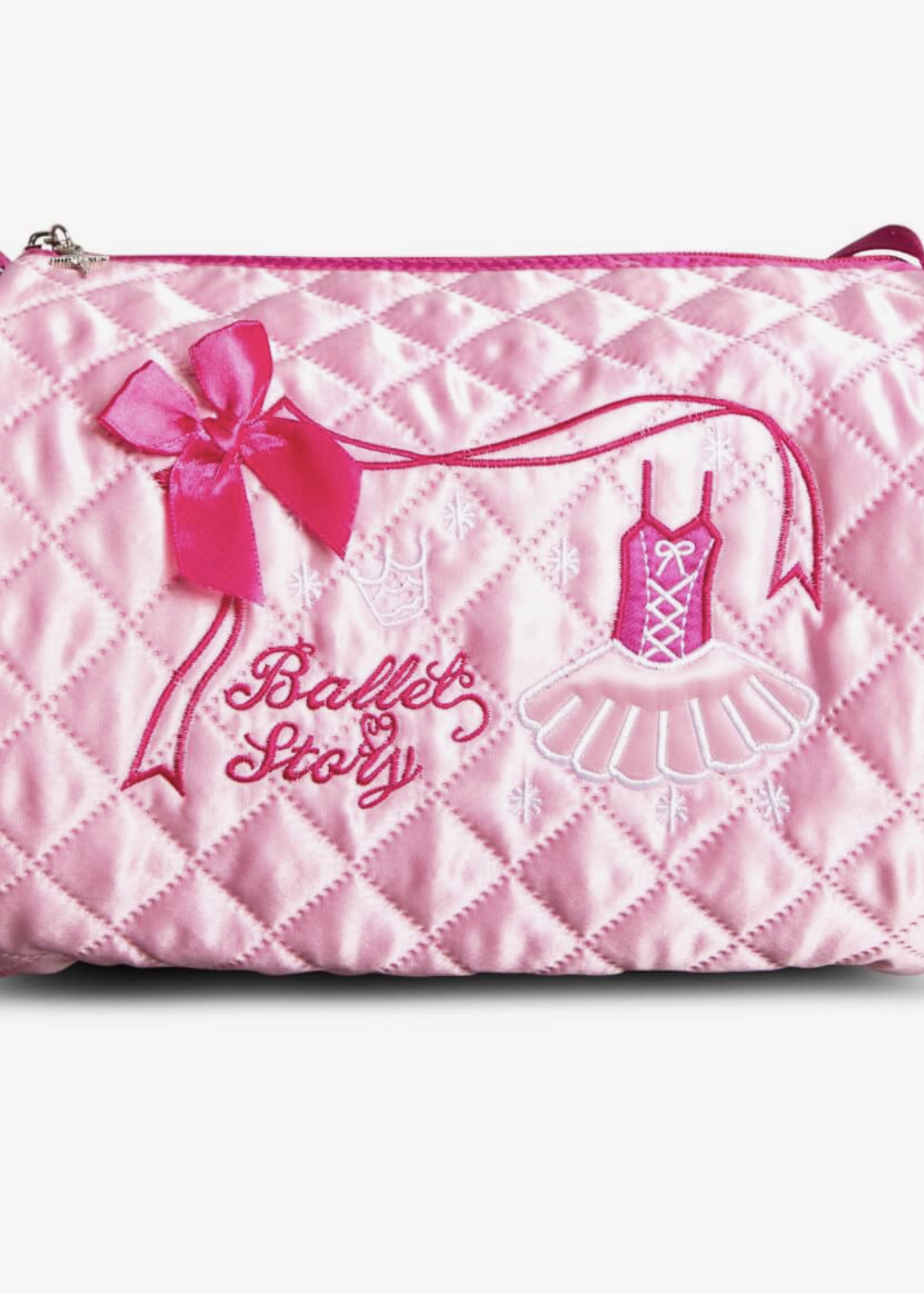 CAPEZIO EMBROIDERED BARREL BAG
