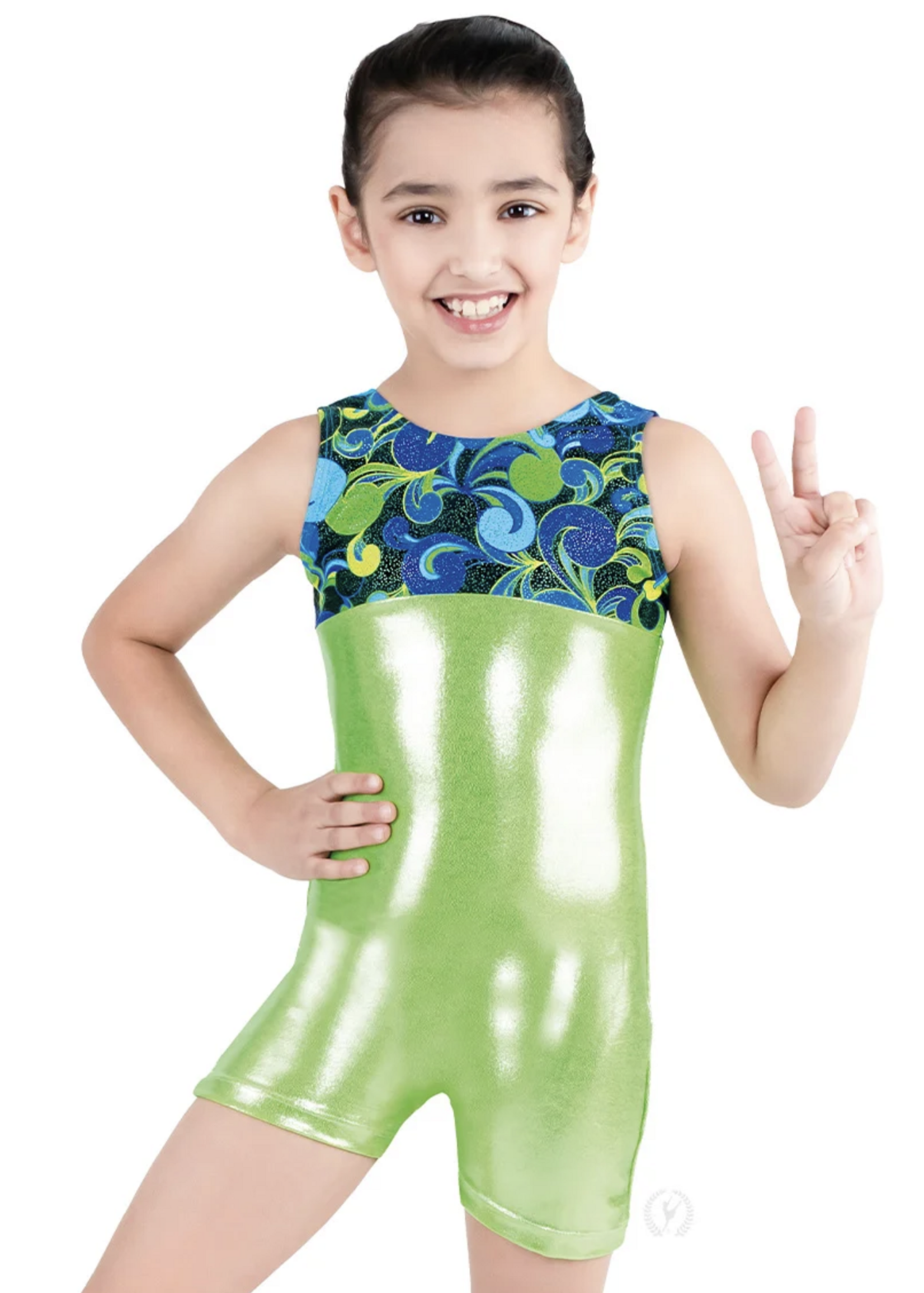EUROTARD DANCEWEAR STARDUST METALLIC BIKETARD
