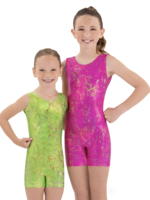 EUROTARD DANCEWEAR METALLIC SPLATTER BIKETARD