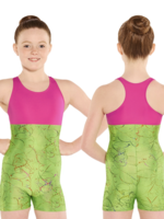 EUROTARD DANCEWEAR METALLIC SPLATTER RACERBACK BIKETARD