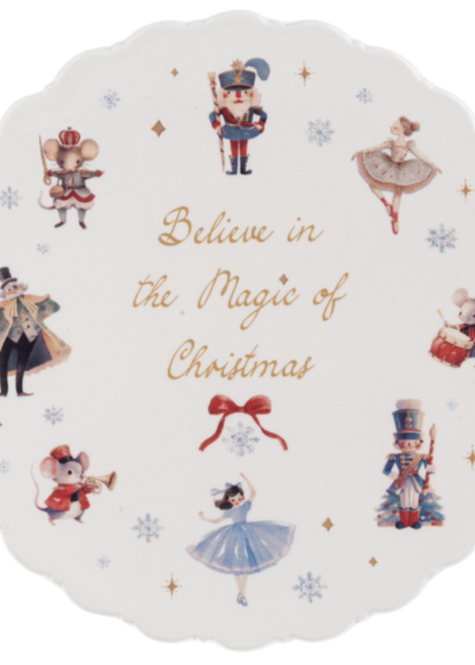 GANZ USA NUTCRACKER SNACK PLATE