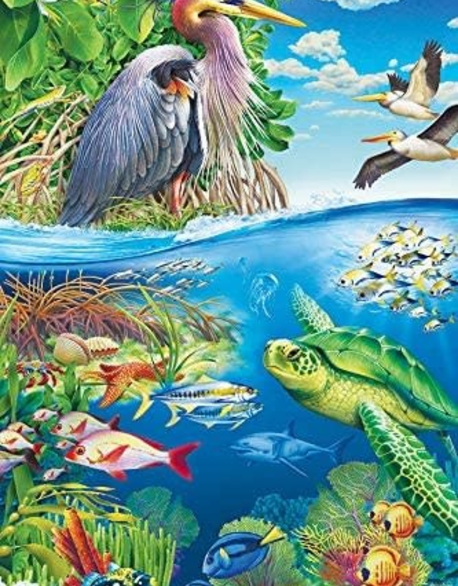 Cobble Hill Puzzles Air and Sea - 48pc Floor Puzzle