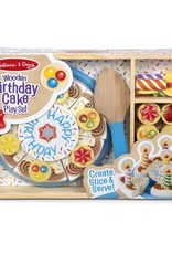 Melissa & Doug Melissa & Doug Wooden Birthday Cake Play Set