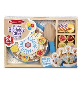 Melissa & Doug Melissa & Doug Wooden Birthday Cake Play Set
