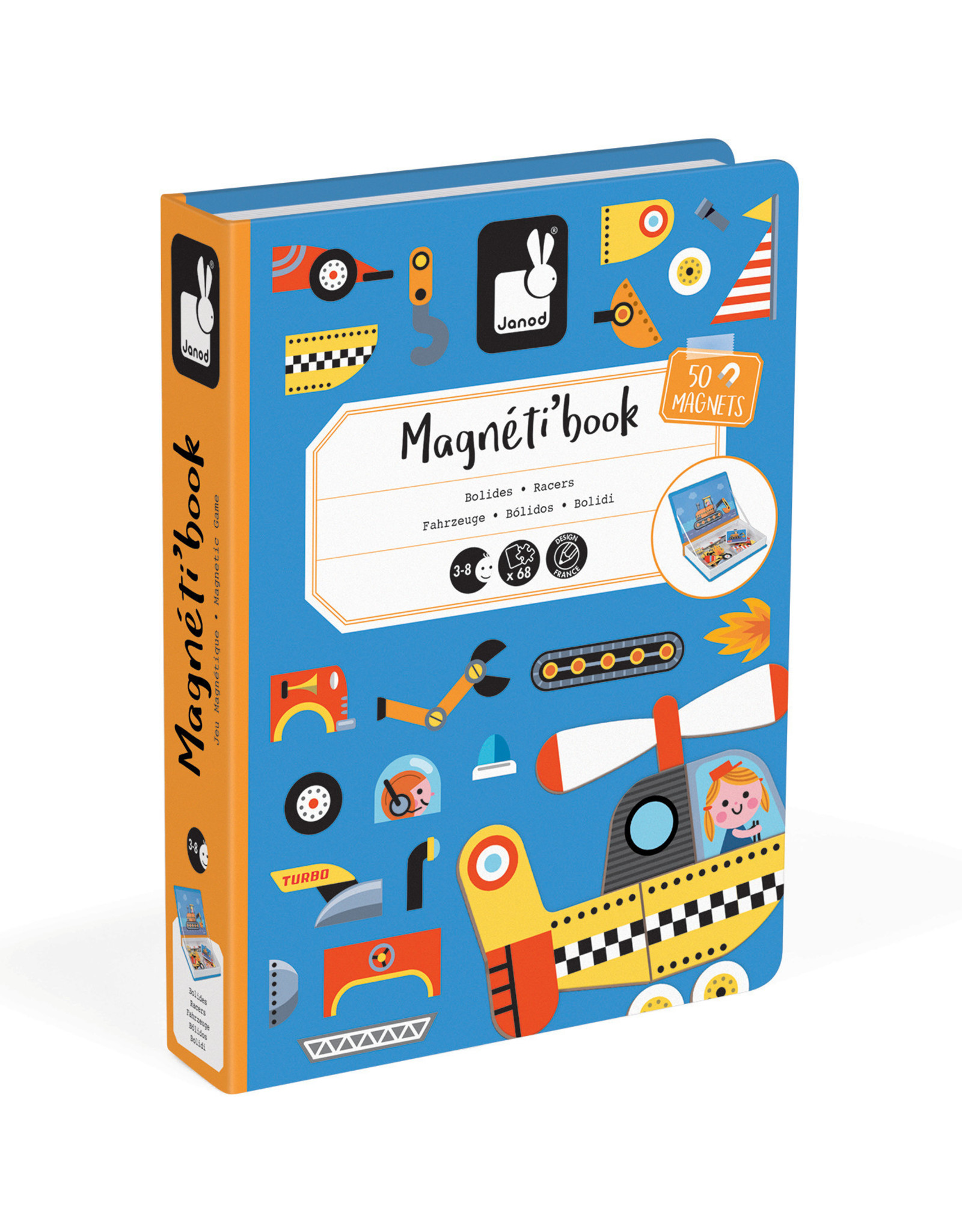 Janod Janod Magneti'book - Racers