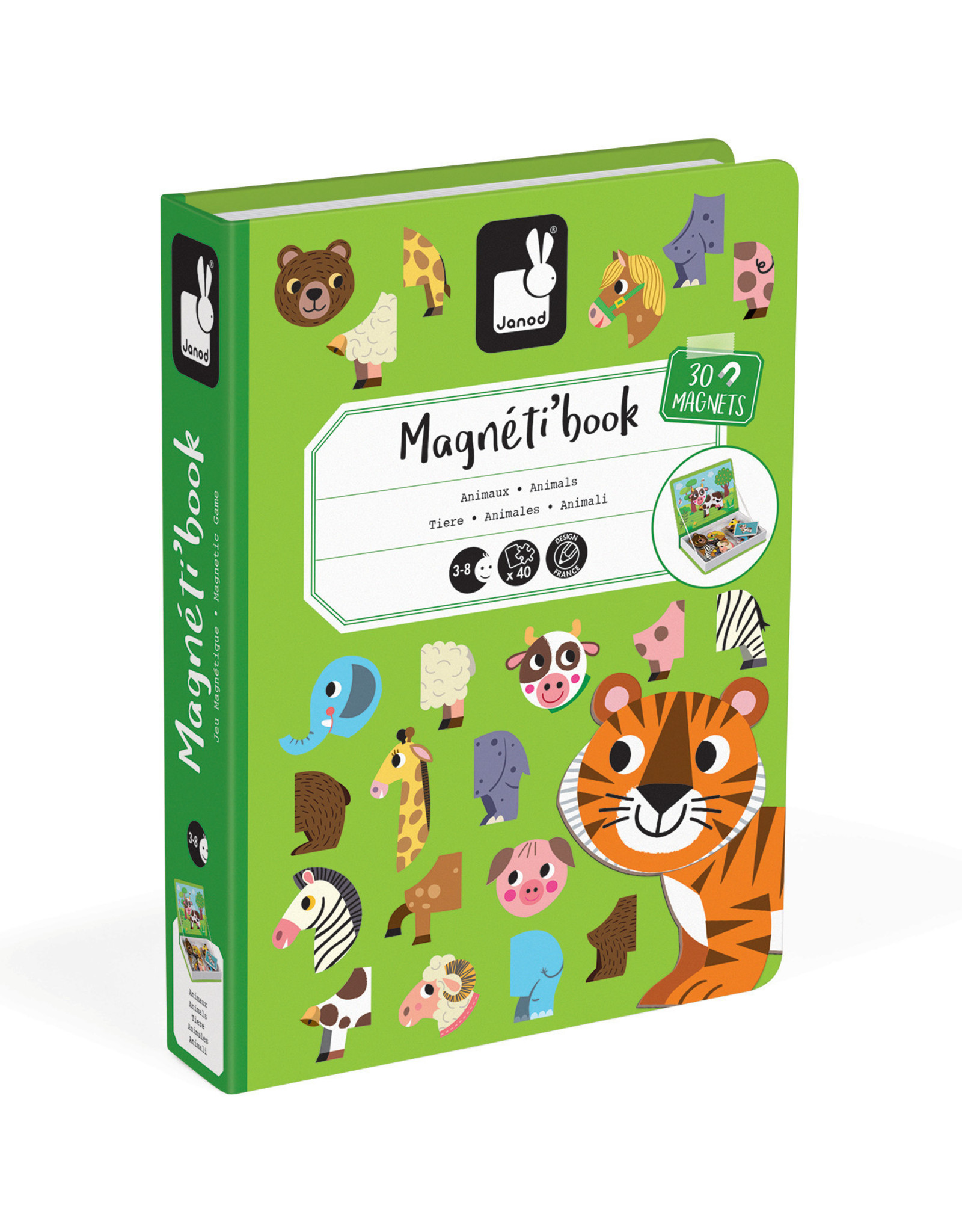 janod magnetibook animals