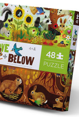 Crocodile Creek Crocodile Creek 48pc Above & Below Backyard Puzzle