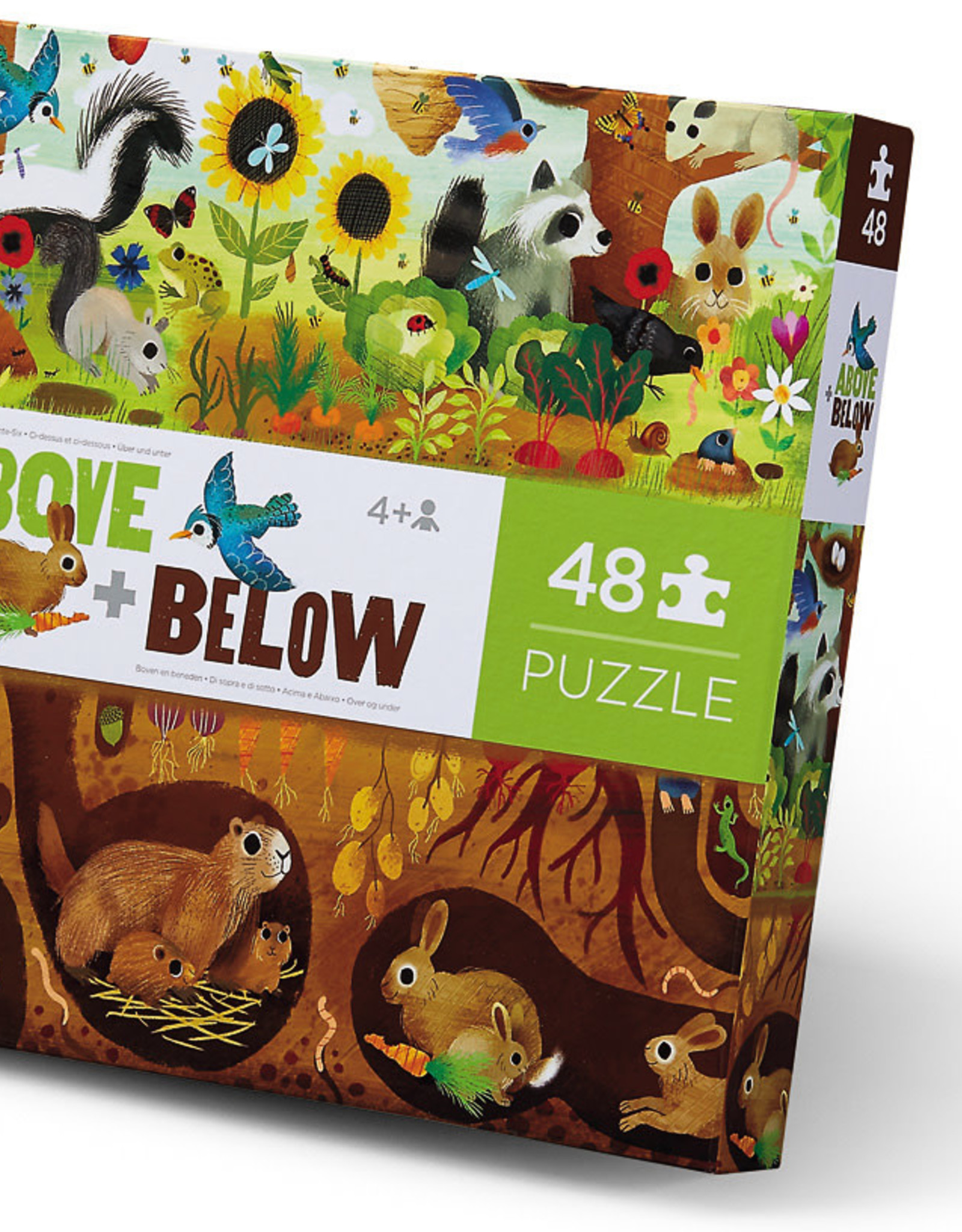 Crocodile Creek Crocodile Creek 48pc Above & Below Backyard Puzzle