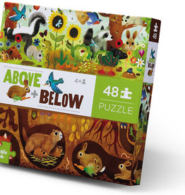 Crocodile Creek Crocodile Creek 48pc Above & Below Backyard Puzzle