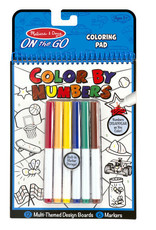 Melissa & Doug Melissa & Doug On the Go Color by Number - Playtime, Construction, Sports