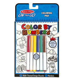 Melissa & Doug Melissa & Doug On the Go Color by Number - Playtime, Construction, Sports