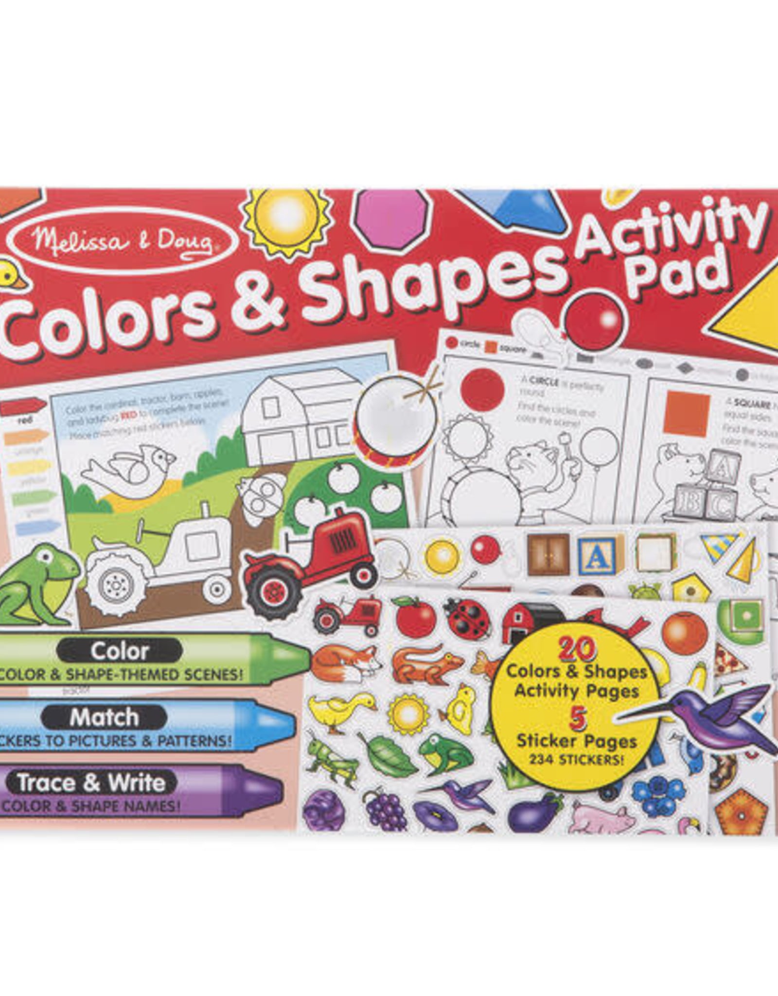 Melissa & Doug Melissa & Doug Colors & Shapes Activity Pad