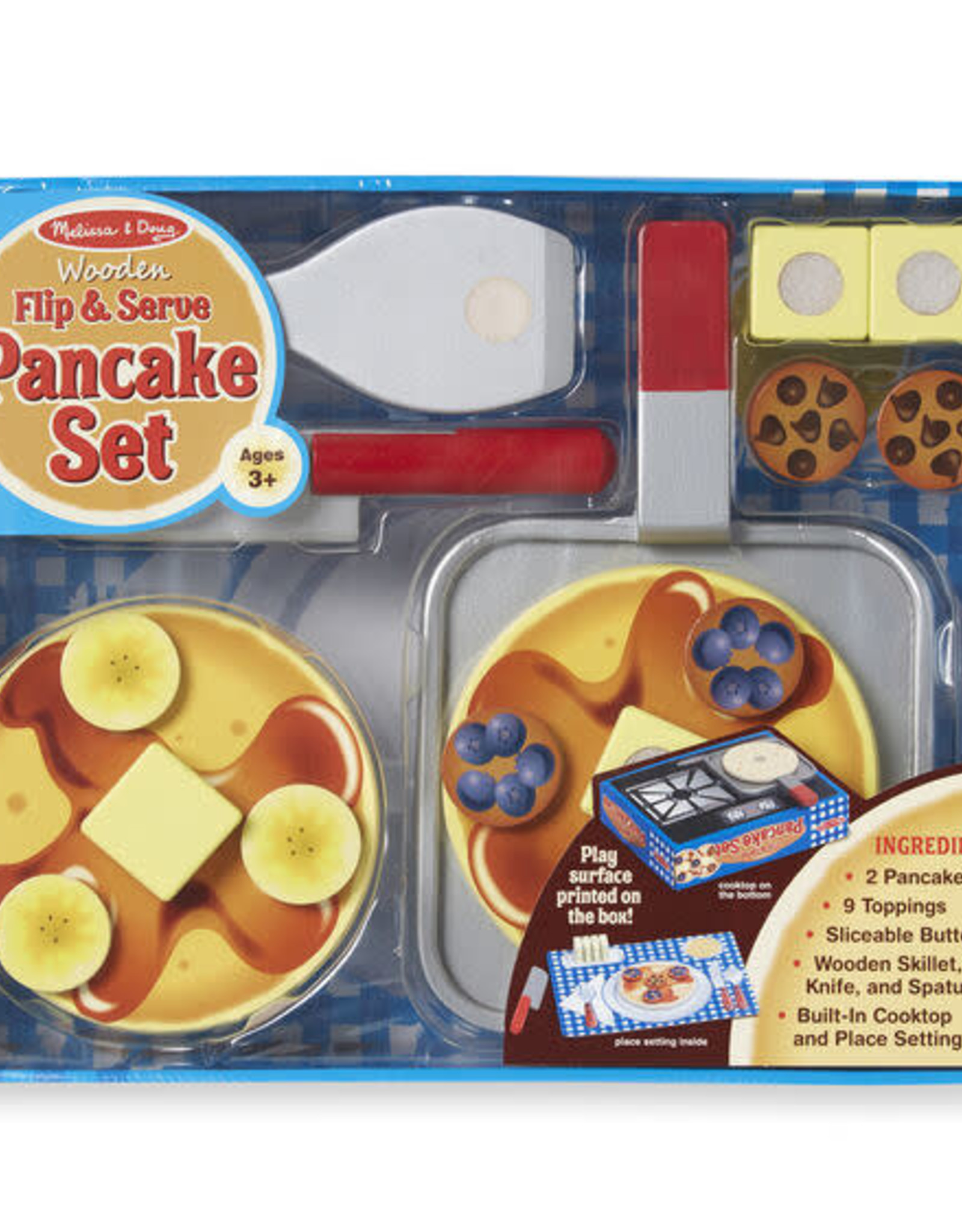 Melissa & Doug Melissa & Doug Wooden Flip & Serve Pancake Set