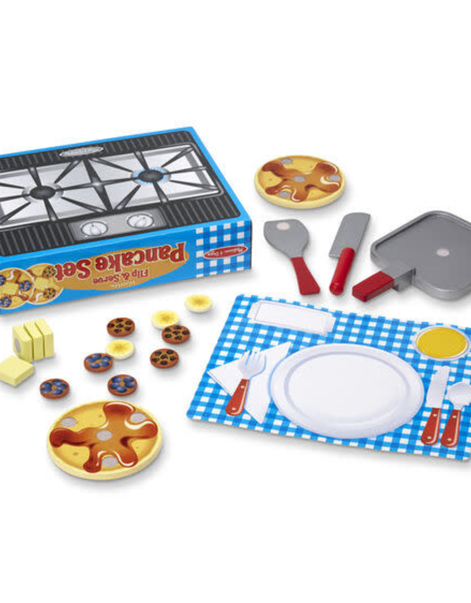 Melissa & Doug Melissa & Doug Wooden Flip & Serve Pancake Set