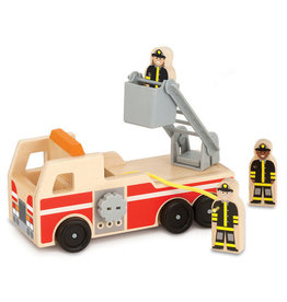 Melissa & Doug Melissa & Doug Wooden Fire Truck Play Set