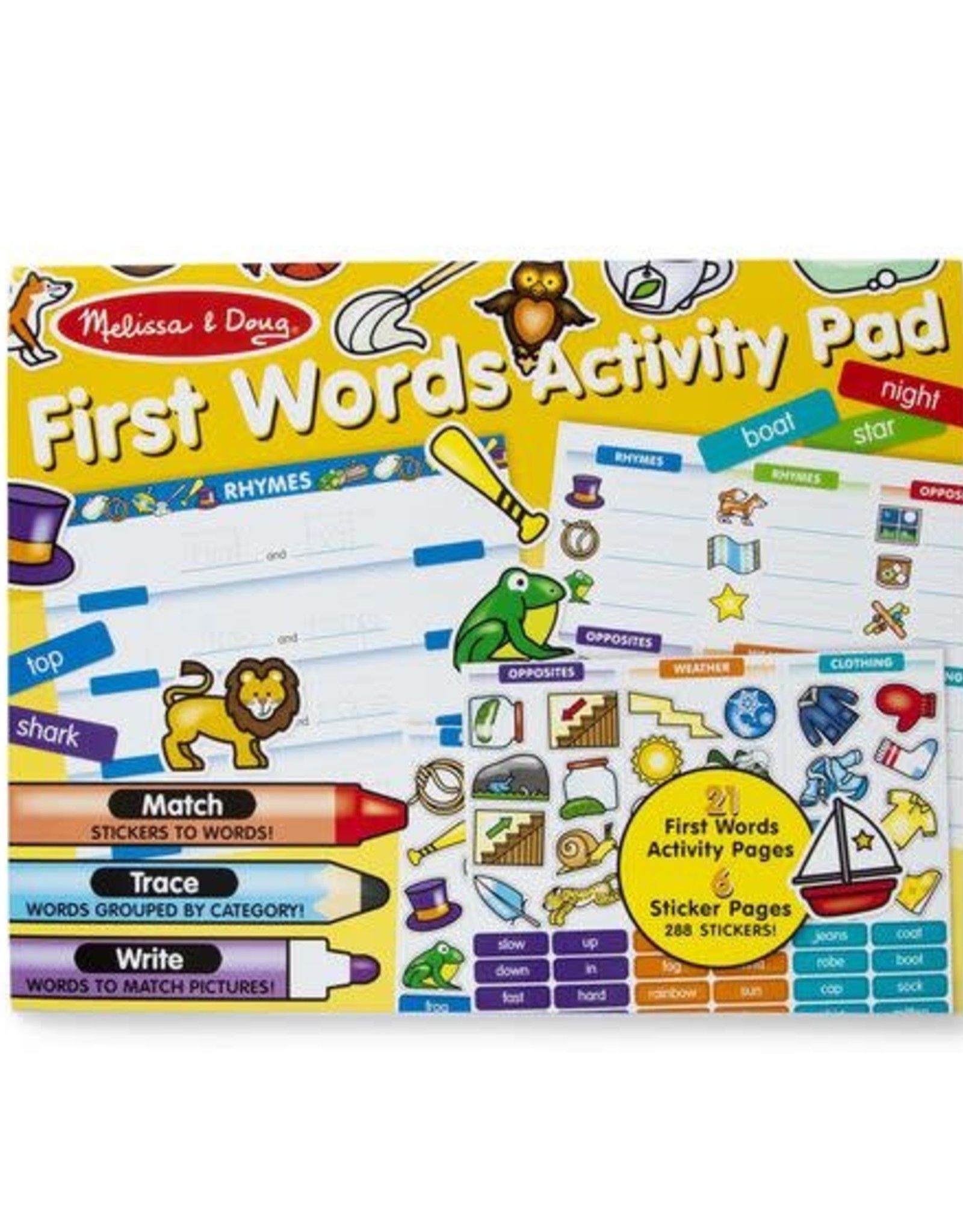 Melissa & Doug Melissa & Doug First Words Activity Pad