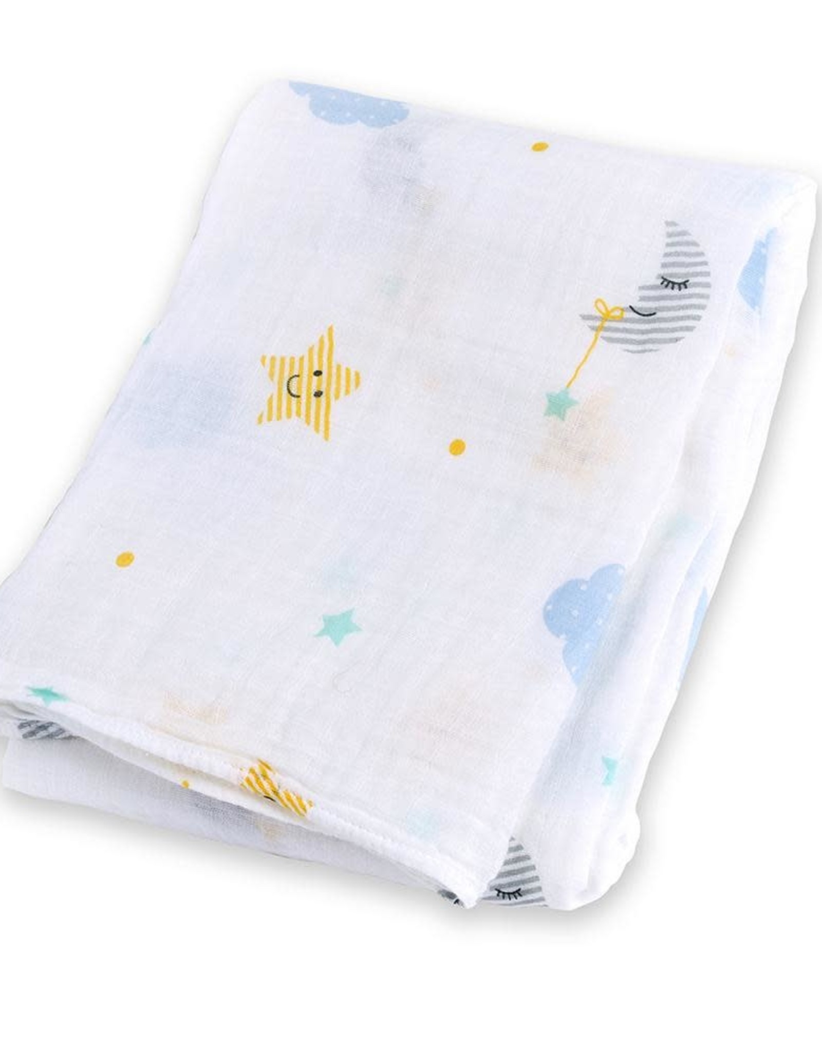 Lulujo Lulujo Muslin Swaddle Blanket - Dreamland