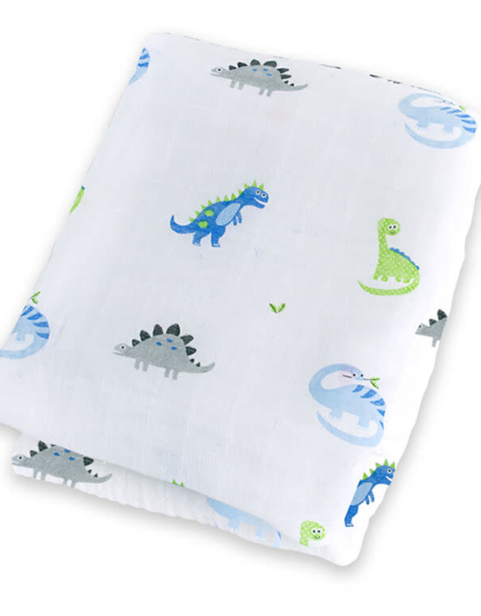 Lulujo Lulujo Muslin Swaddle Blanket - Prehistoric Pals
