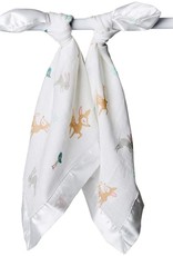 Lulujo Lulujo Muslin Cotton Security Blankets - Little Fawn
