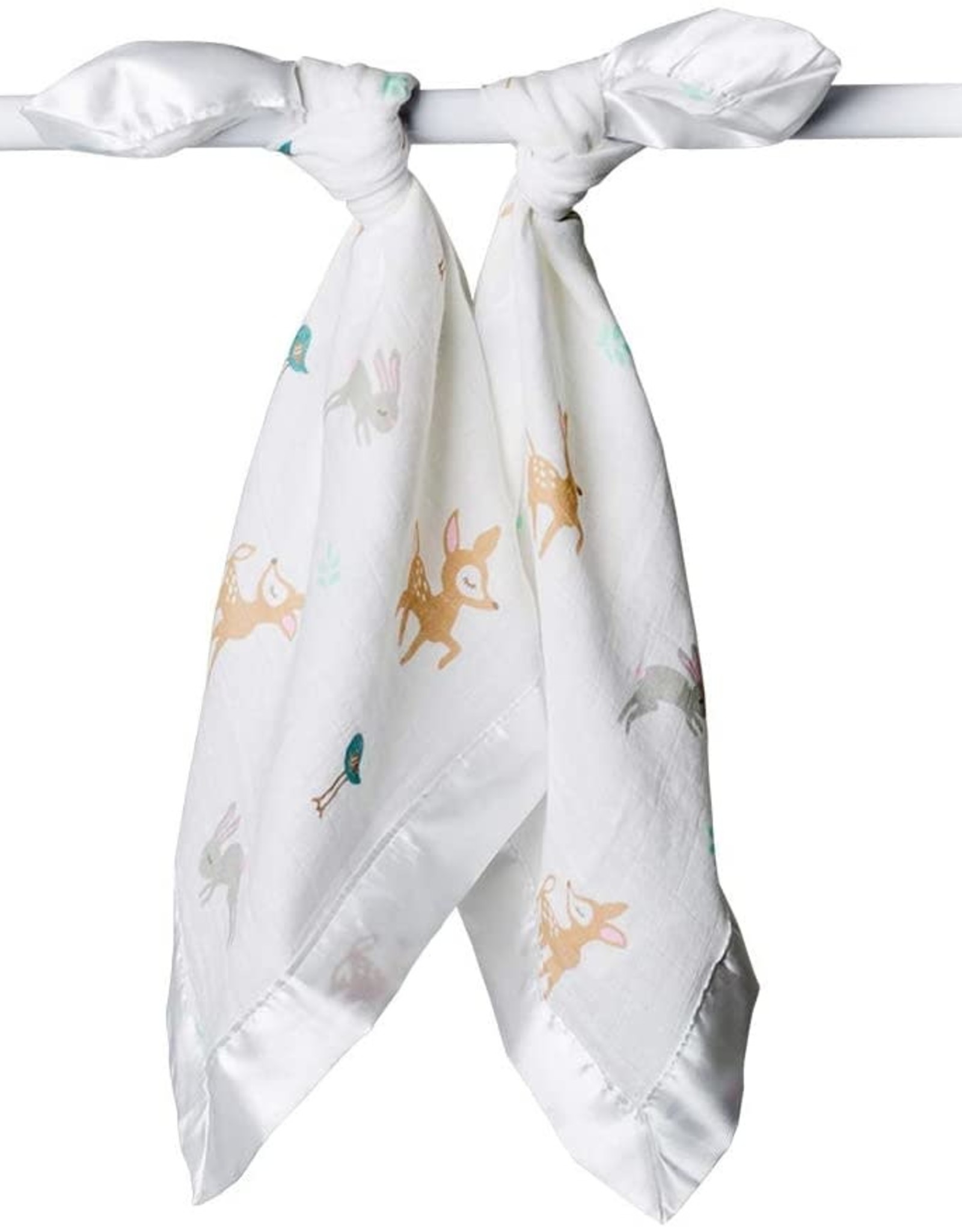 Lulujo Lulujo Muslin Cotton Security Blankets - Little Fawn