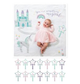 Lulujo Lulujo Baby's First Year Milestone Stickers - Something Magical
