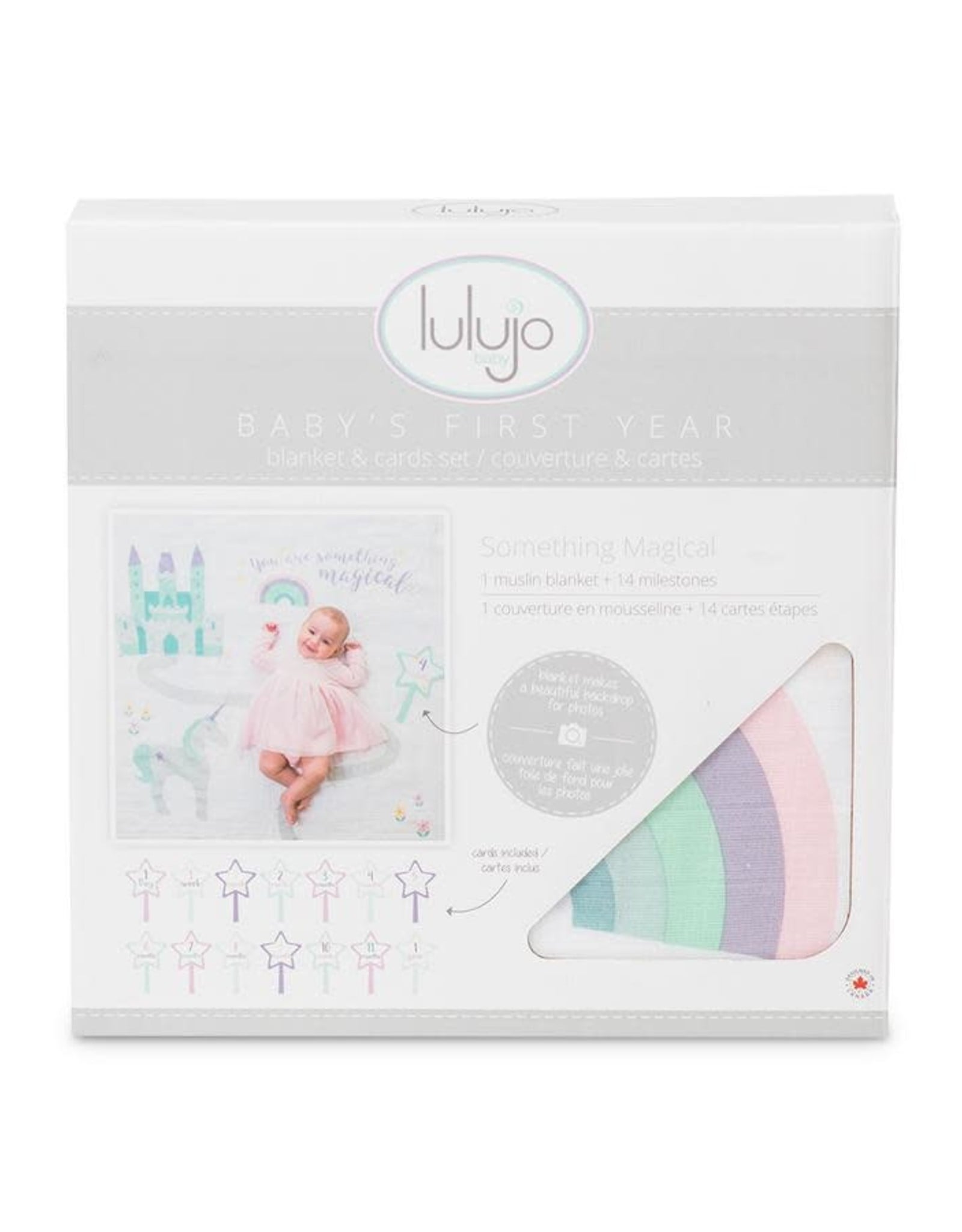 Lulujo Lulujo Baby's First Year Milestone Stickers - Something Magical