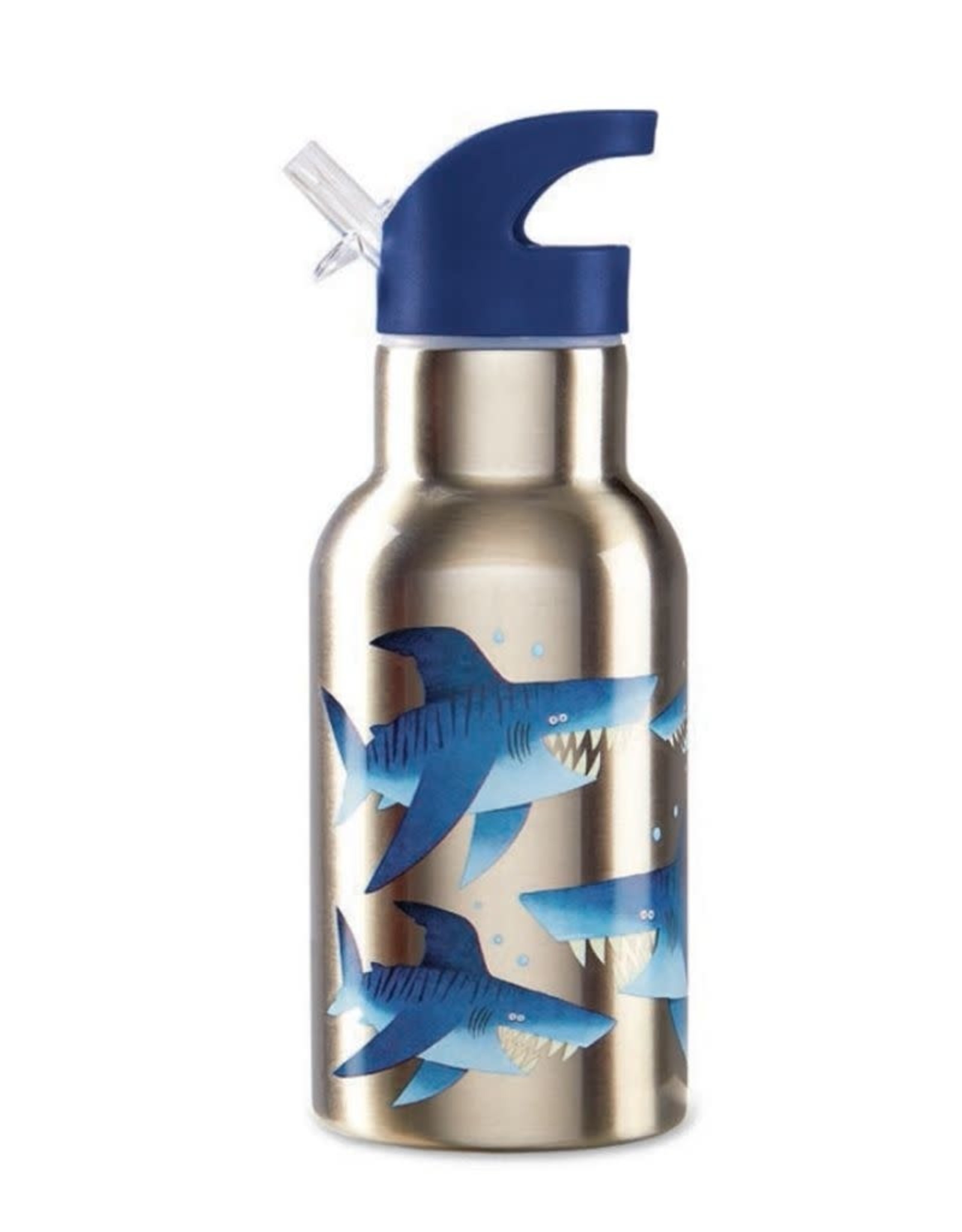 Crocodile Creek Crocodile Creek Stainless Steel Drinking Water Bottle - Shark