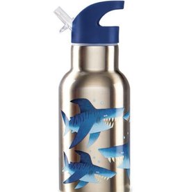 Crocodile Creek Crocodile Creek Stainless Steel Drinking Water Bottle - Shark