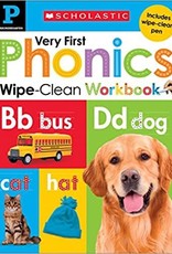 Scholastic Very First Phonics Pre-K Wipe Clean Workbook