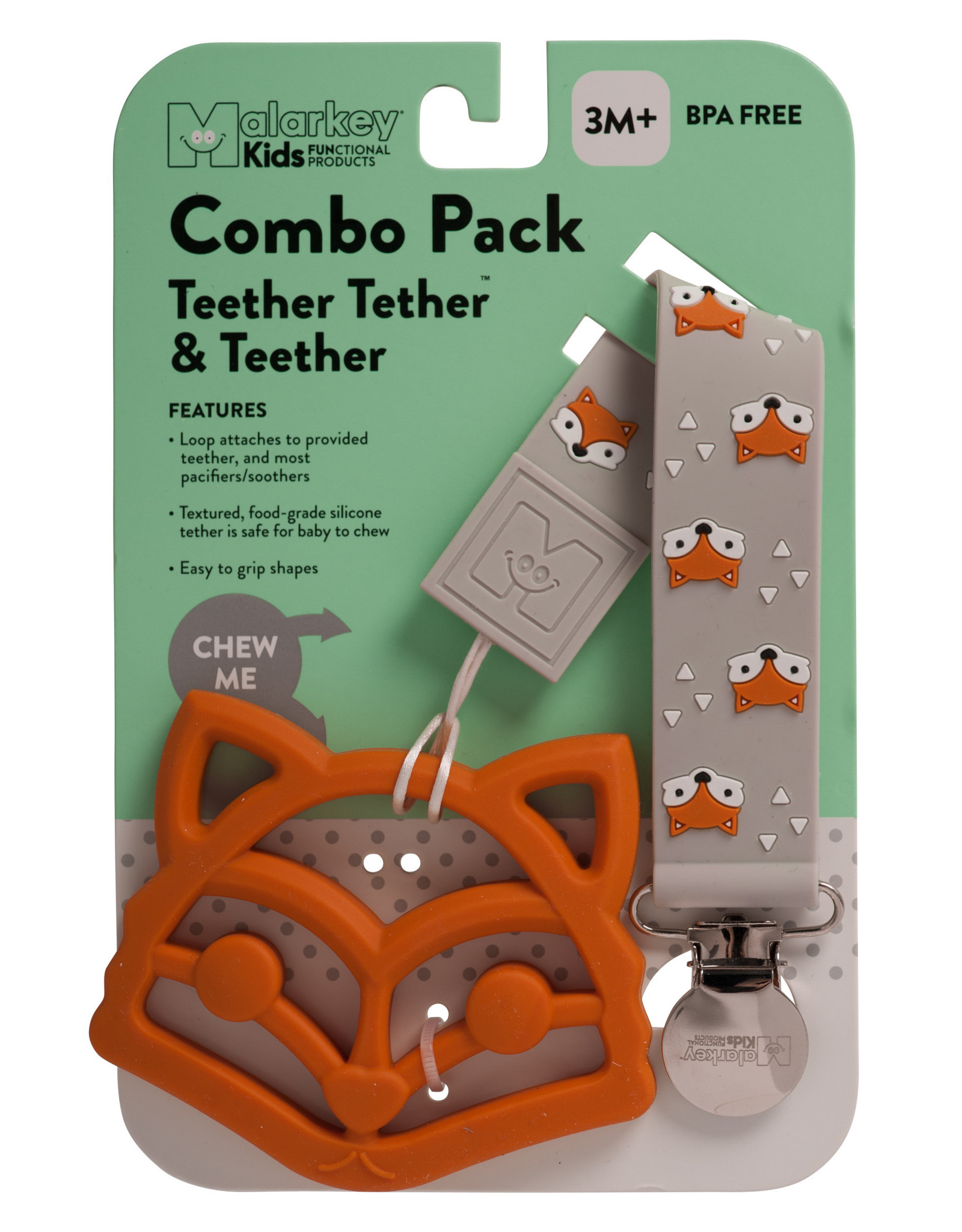 Malarkey Kids Malarkey Kids Teether & Tether - Fox