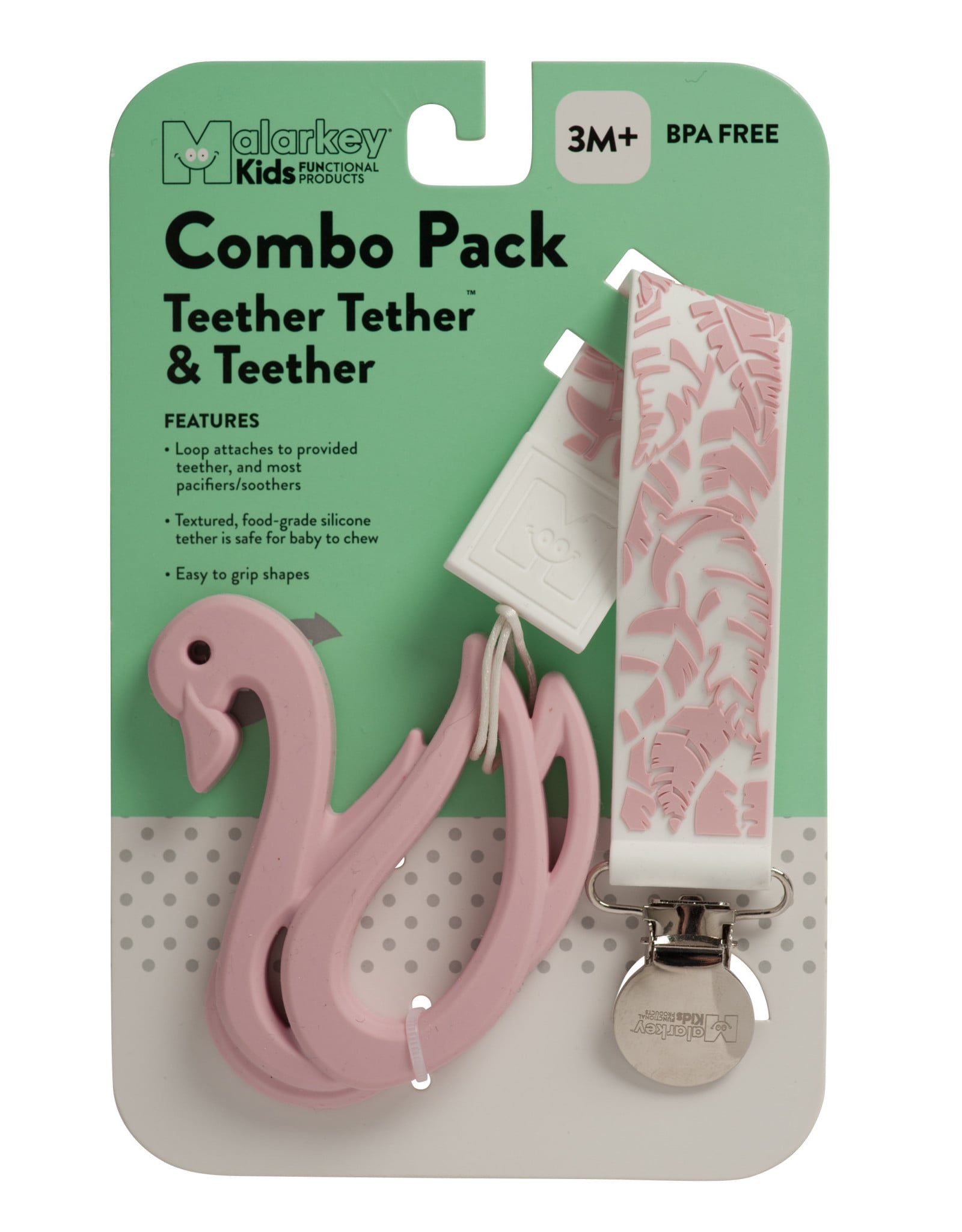 Malarkey Kids Malarkey Kids Teether & Tether - Swan