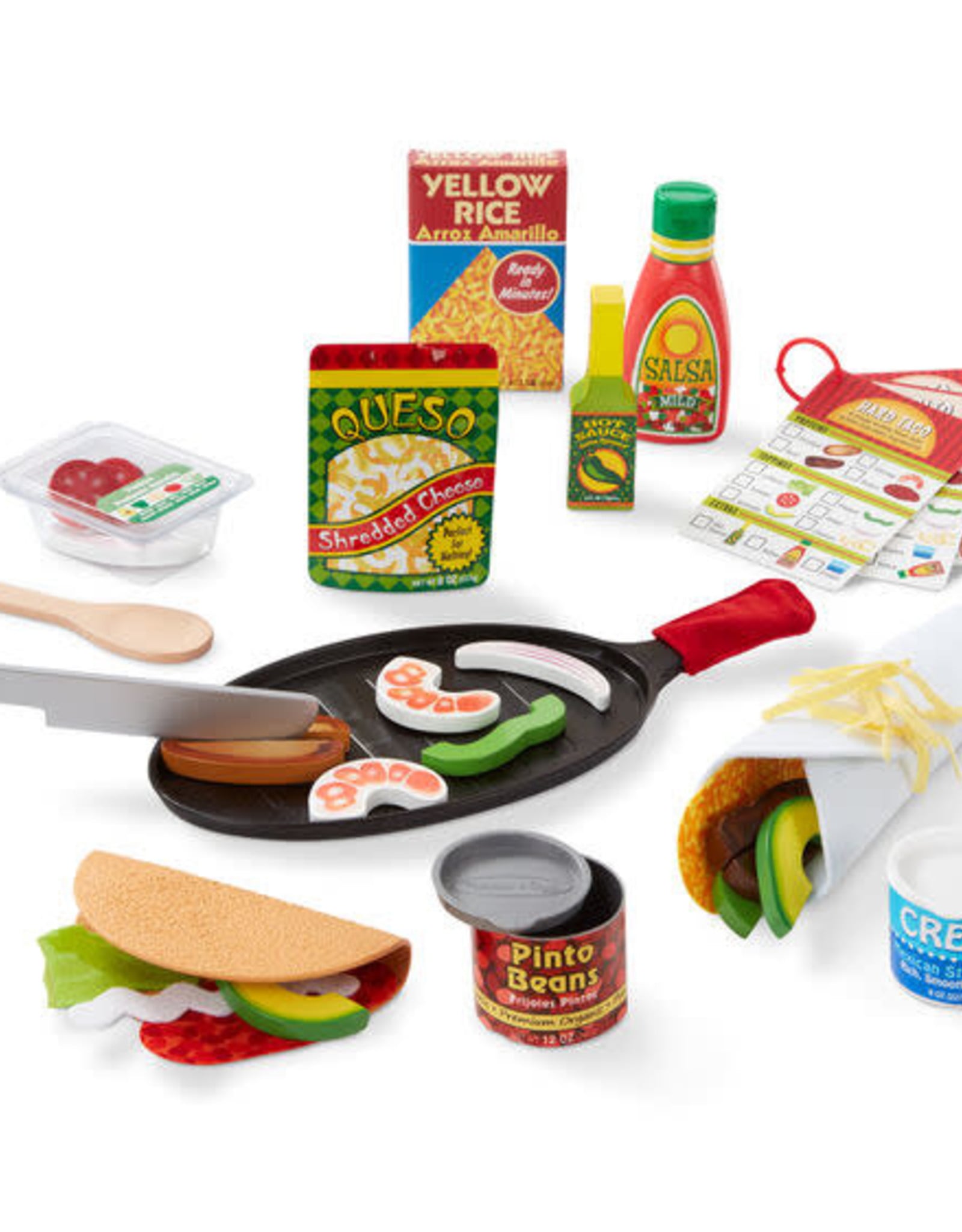 Melissa & Doug Melissa & Doug Fold and Fill Taco and Tortilla Set