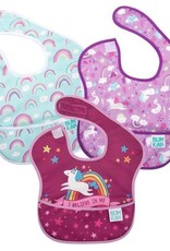 Bumkins Bumkins Super Bib 3 Pack - Unicorns