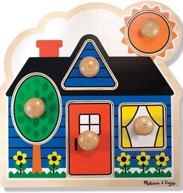 Melissa & Doug Melissa & Doug First Shapes Large Peg Puzzle