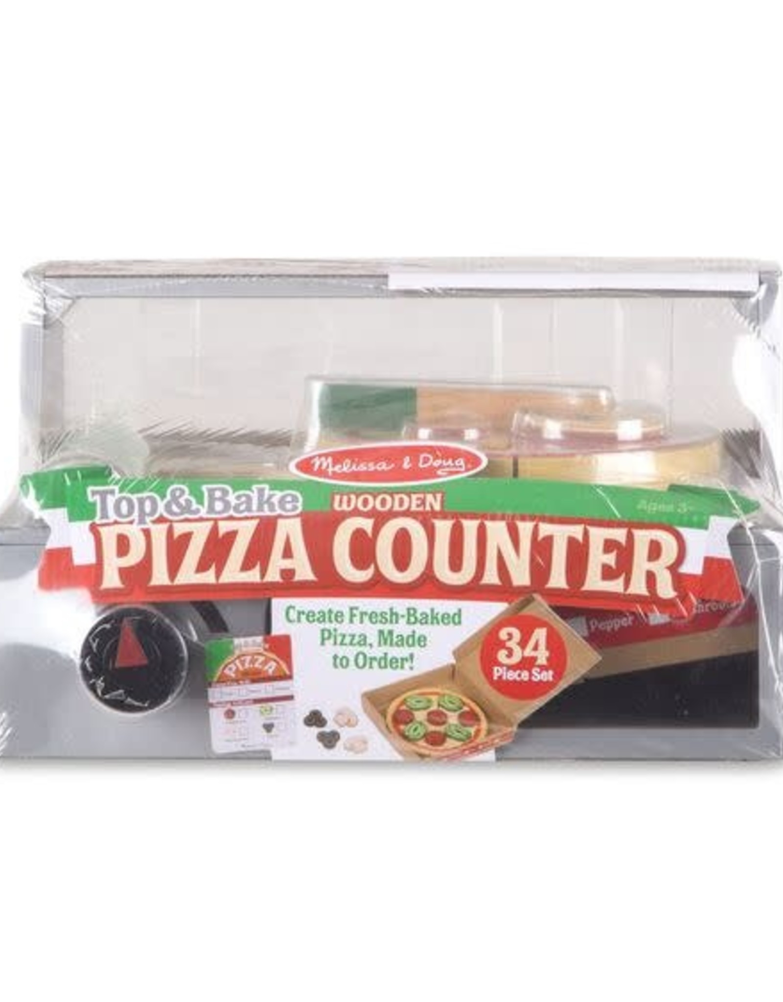 Melissa & Doug Melissa & Doug Top & Bake Pizza Counter Play Set