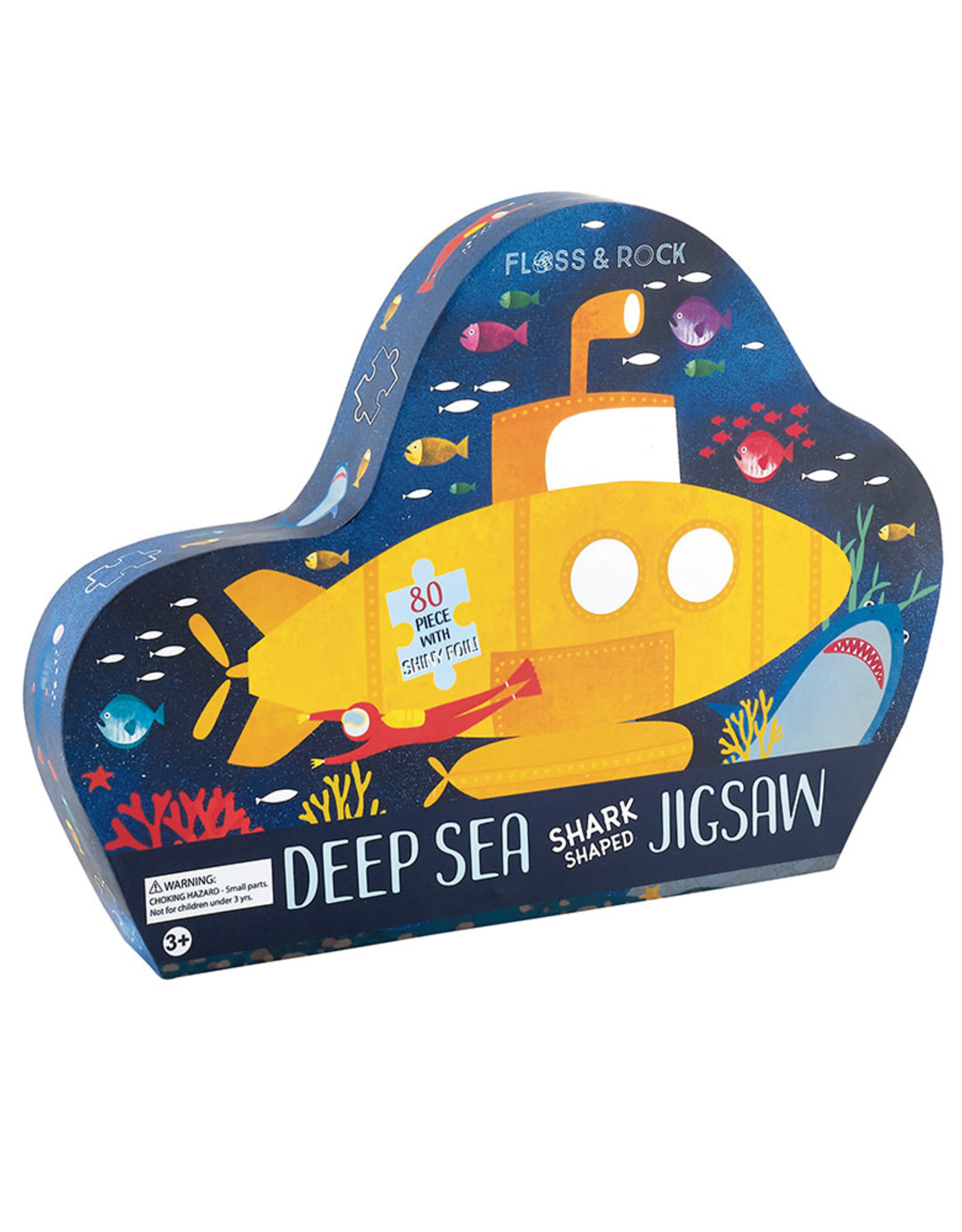 Floss & Rock Floss & Rock Deep Sea Shark Shaped Jigsaw Puzzle