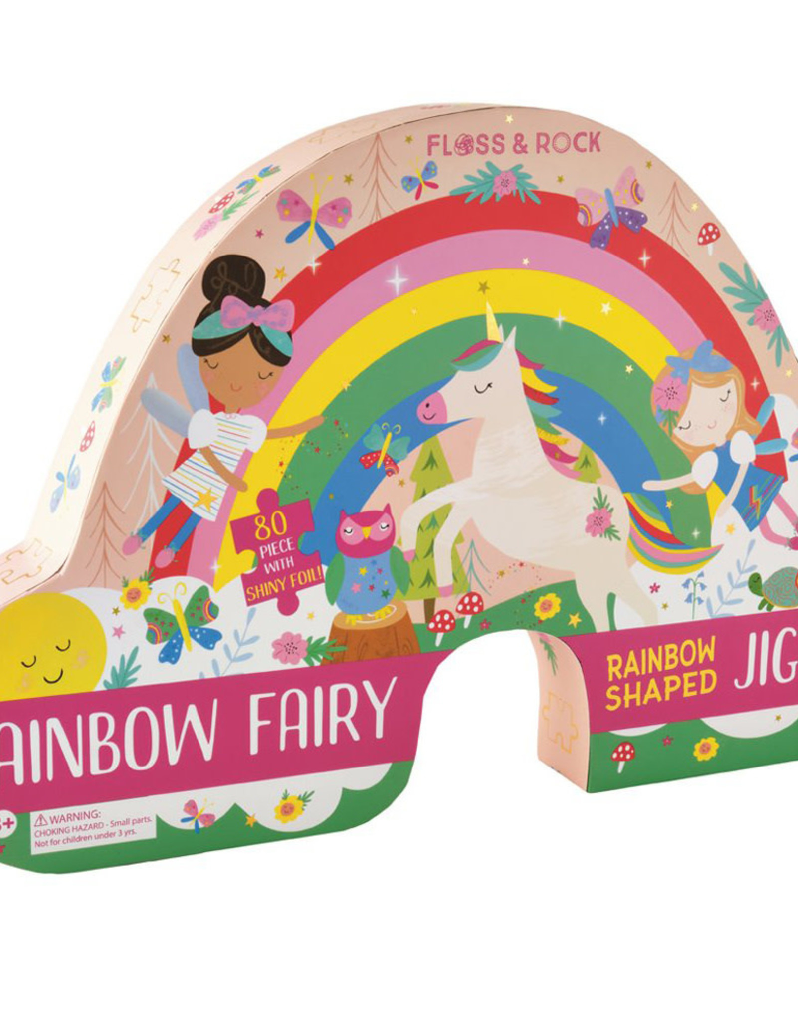 Floss & Rock Floss & Rock Rainbow Fairy Rainbow Shaped Jigsaw Puzzle